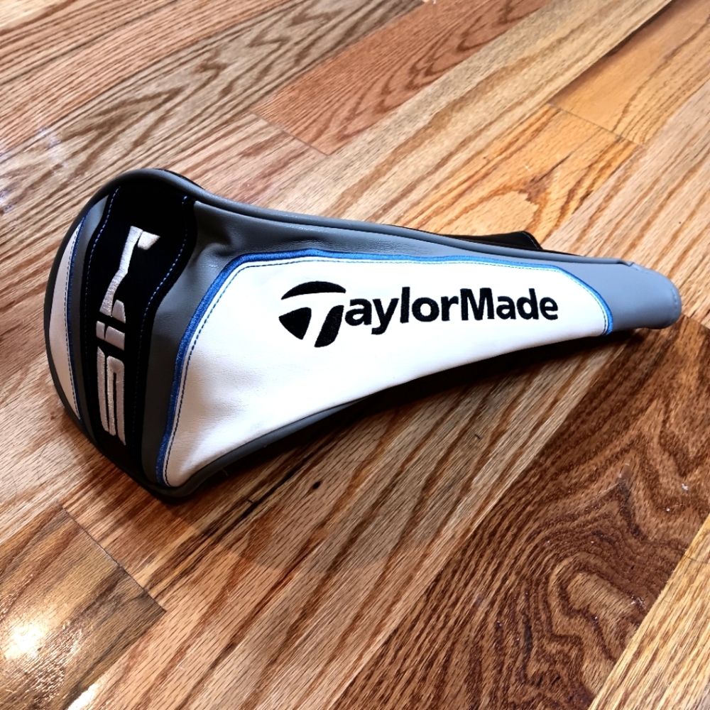 Taylormade SIM Golf Driver Club Head‎ Cover Black Gray White Synthetic